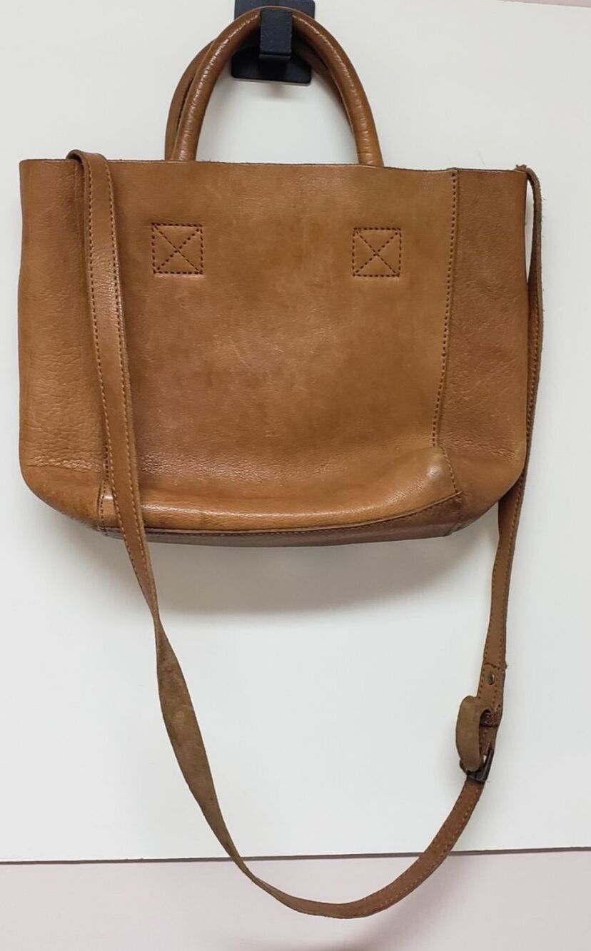 Artisan Made Genuine Leather Hobo Handbag Medium Brown Crossbody Purse PO Fair